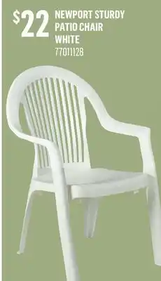 Canac Newport Sturdy Patio Chair offer
