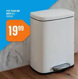Canac Step Trash Bin White offer
