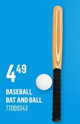 Canac Baseball Bat and Ball offer