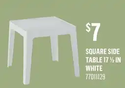 Canac Square Side Table 171/2in offer
