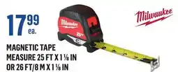 Canac Magnetic Tape Measure 25ftx11/8in offer