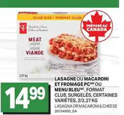 L'Intermarché LASAGNE OU MACARONI ET FROMAGE | LASAGNA OR MACARONI & CHEESE, 2/2 offer