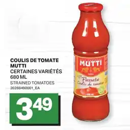L'Intermarché COULIS DE TOMATE | STRAINED TOMATOES offer