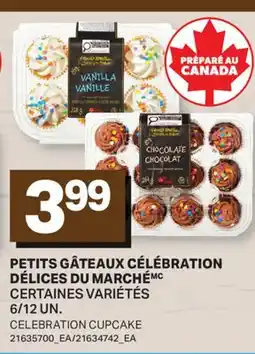 L'Intermarché PETITS GÂTEAUX CÉLÉBRATION | CELEBRATION CUPCAKE, 6/12 UN offer