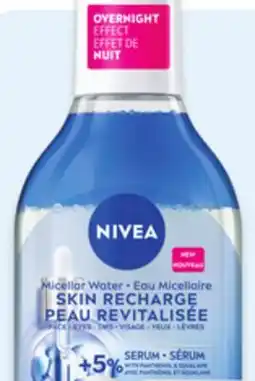 Walmart Nivea 3-in-1 cleansing wipes 40s or Skin Recharge micellar water offer