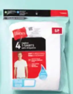 Walmart Hanes Men's tagless tees 4-pack offer
