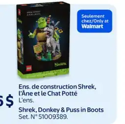 Walmart Shrek, Donkey & Puss in Boots offer