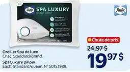 Walmart Sealy Spa Luxury Pillow offer