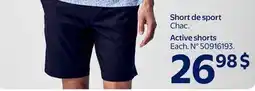 Walmart Active shorts offer