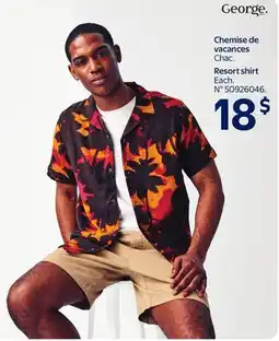 Walmart Resort shirt offer