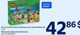 Walmart LEGO Minecraft Underwater Adventure offer