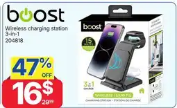 Rossy boost Wireless charging station 3-in-1 offer