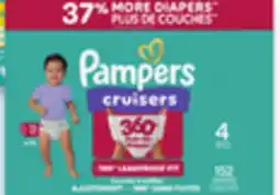 Walmart Pampers Cruisers 360° ultra value pack diapers offer
