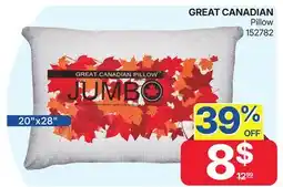 Rossy GREAT CANADIAN PILLOW offer