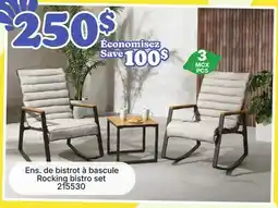 Rossy Rocking bistro set offer