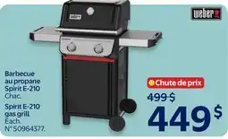 Walmart Weber Spirit E-210 gas grill offer