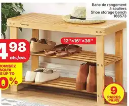 Rossy Shoe storage bench offer