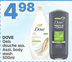Rossy DOVE Asst. body wash offer