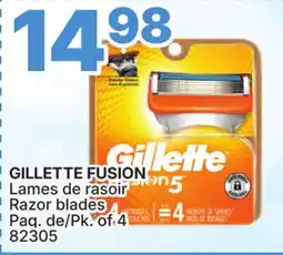 Rossy GILLETTE FUSION Razor blades offer