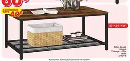 Rossy Vintage coffee table offer