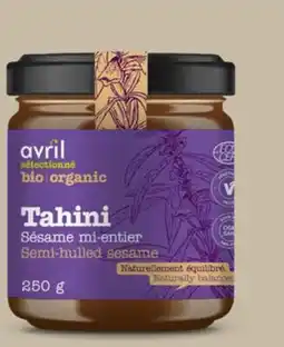 Avril tahini bio offer