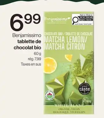 Avril Tablette de chocolat bio offer