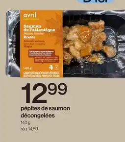 Avril Pépites de saumon décongelées offer