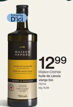 Avril huile de canola vierge bio offer