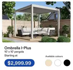Club Piscine Ombrella accessories offer