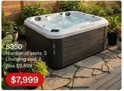 Club Piscine S350 Solstice Hot Tub offer