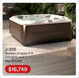 Club Piscine Jacuzzi J-335 offer