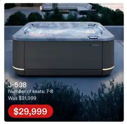Club Piscine Jacuzzi J-508 offer