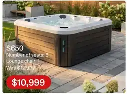 Club Piscine S650 Solstice Hot Tub offer