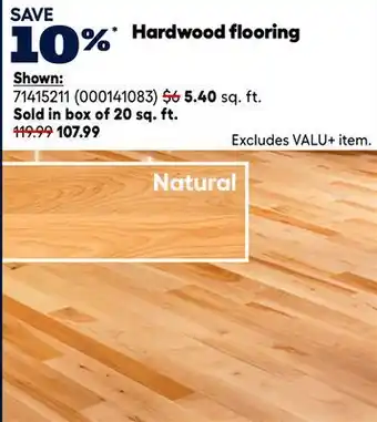 RONA Hardwood flooring offer