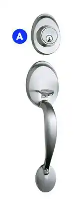 RONA RONA entry handlesets Satin nickel offer