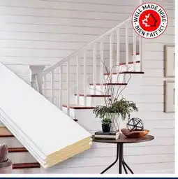 RONA MDF shiplap wall panelling, 5-1/2 x 8' offer