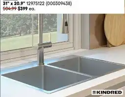 RONA 31 x 20.9 ALL KINDRED Kitchen sinks offer
