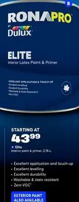 RONA Elite offer
