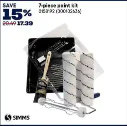 RONA Simms 7-piece paint kit offer