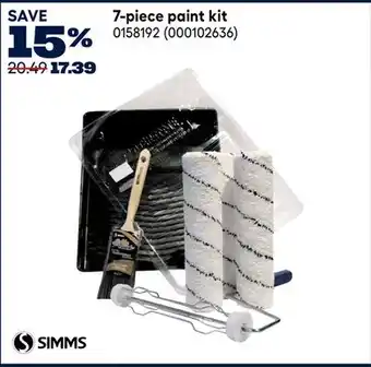 RONA Simms 7-piece paint kit offer