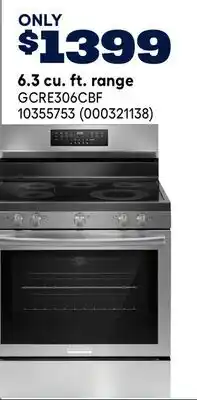 RONA Frigidaire 6.3 cu. ft. range offer