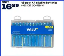 RONA VALU+ 48-pack AA alkaline batteries offer