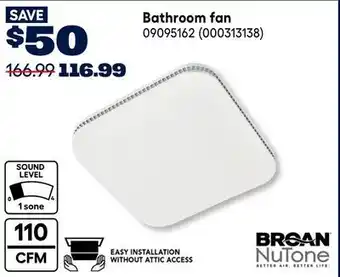 RONA Bathroom fan offer