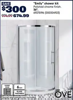 RONA OVE Emily shower kit offer