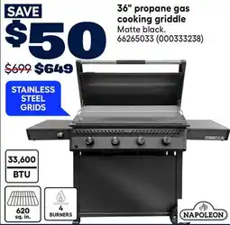 RONA 36 propane gas cooking griddle offer