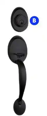 RONA All RONA entry handlesets Matte black offer