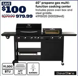 RONA Bakerstone 60 propane gas multi- function cooking center offer