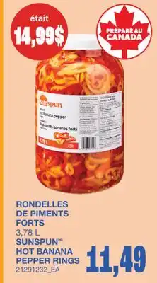 Wholesale Club RONDELLES DE PIMENTS FORTS offer