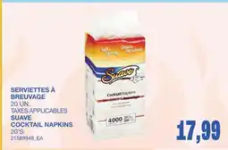 Wholesale Club SERVIETTES À BREUVAGE, 20 UN offer