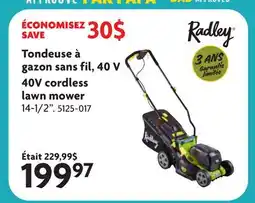 Home Hardware 40V cordless lawn mower offer